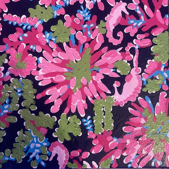COPY - Lilly Pulitzer Inspired painting - Picture 7 of 7